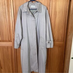 Maggie Barnes Classic Gray Trench Coat